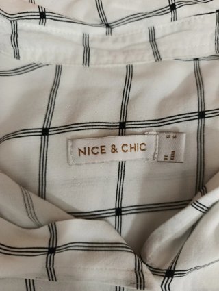 Lotto 2 Camice Donna a Quadri Nice & Chic Taglia S