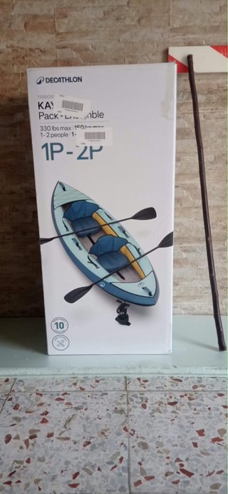 Kayak hinchable Decathlon 1-2 personas