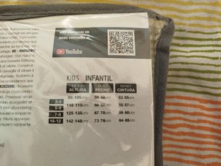 Disfraz Ninja Sombra Talla 10