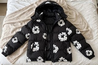 Chaquetón Anorak Negro y Blanco