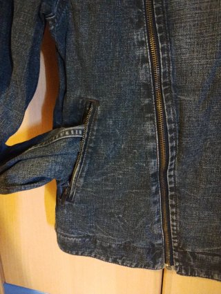 Cazadora vaquera Zara Jeans corte militar Talla M