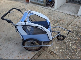 Carrito remolque bici niños/mascotas