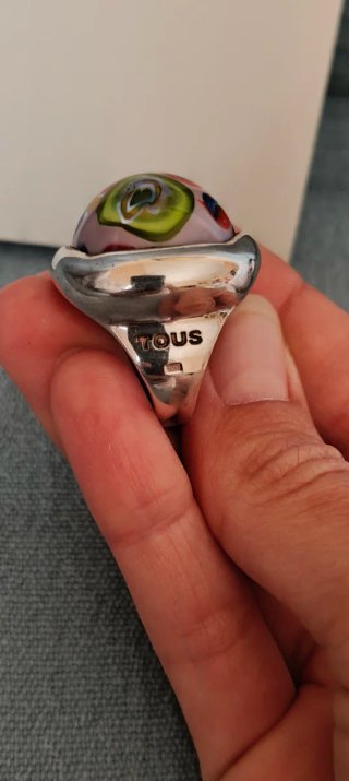 Anillo Tous Fiori Murano Plata