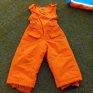 Traje de Nieve Infantil Azul y Naranja