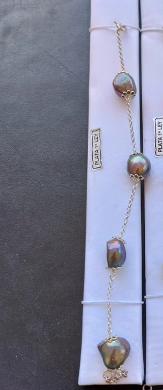 Pulsera Perlas Cultivadas de Plata