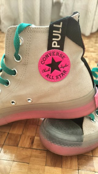 Converse Beige e Turchese Taglia 38