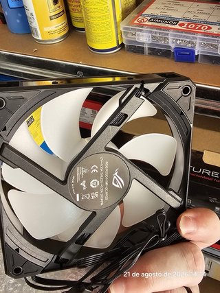 3 Ventiladores Asus 120mm PC RGB + Altos de gama.