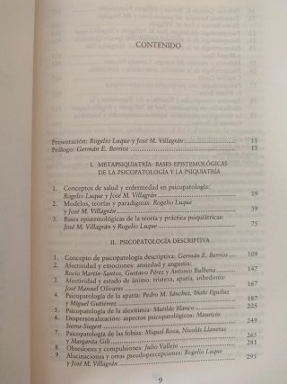 Psicopatología descriptiva: Nuevas tendencias