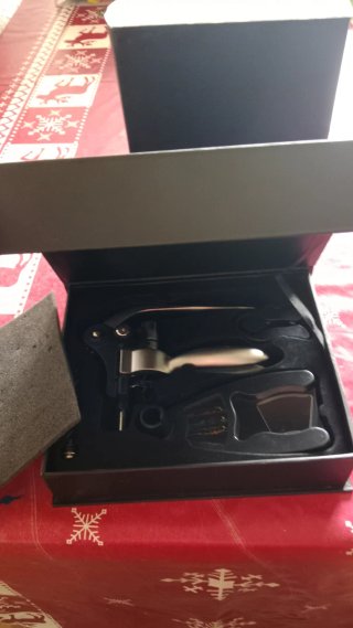 Set de vino: Sacacorchos, espiral y corta