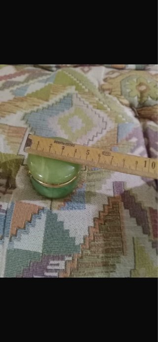 Portagioie onice vintage oro verde