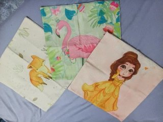 Lote de 3 fundas de cojín