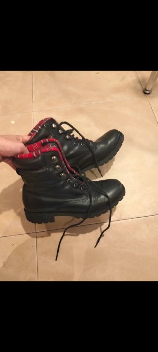 Stivali Panama Jack neri con fodera a quadri