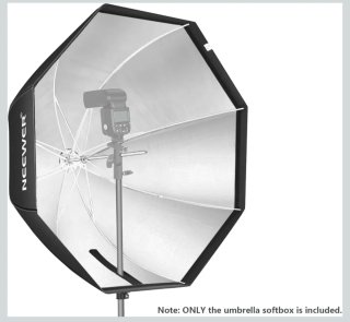 Kit 2 Paraguas Softbox Neewer + 2 Pies