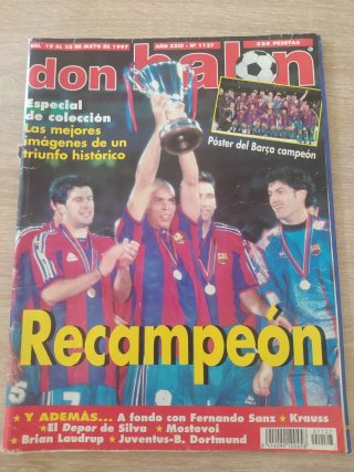 Pack de 5 revistas Don Balón 96-97.