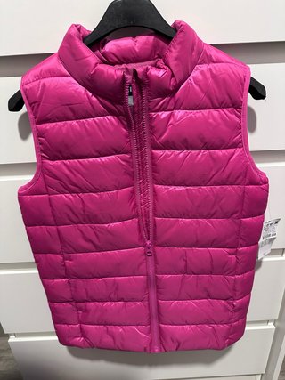 Chaqueta sin mangas rosa