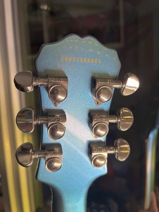 Guitarra Eléctrica Epiphone Les Paul Azul