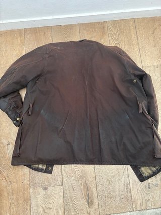 Chaqueta Belstaff Marrón Waxed