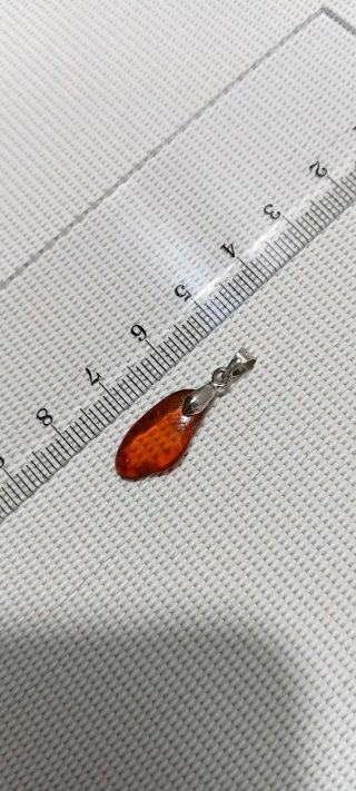 Colgante Ámbar Báltico Plata 925
