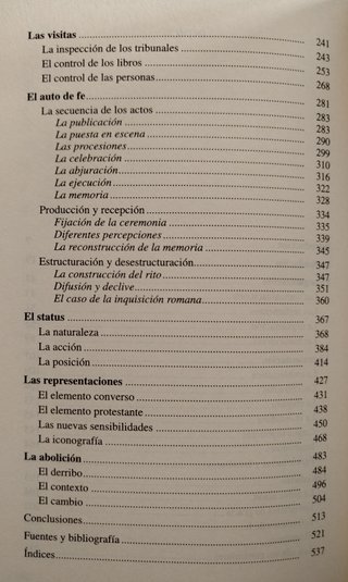 La Inquisición en la época moderna
