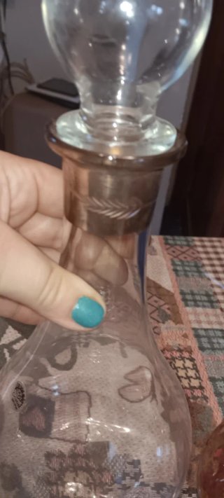Set Brandy Bicchieri e Caraffa Vetro