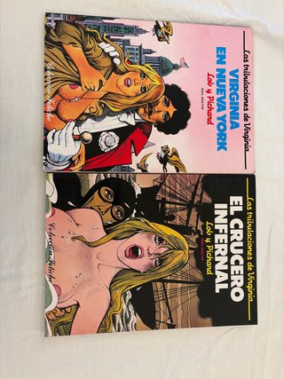 lote 2 comics adultos Georges Pichard
