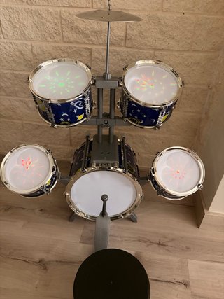 Batería Infantil Musical con Luces