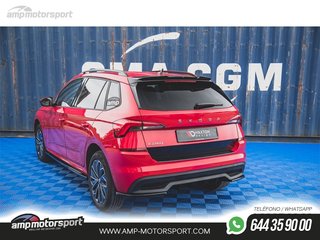 DIFUSOR TRASERO SKODA KAMIQ 2019-- NEGRO BRILLO