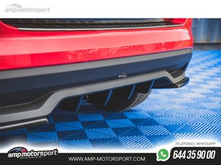 DIFUSOR TRASERO SKODA KAMIQ 2019-- NEGRO BRILLO