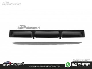DIFUSOR TRASERO SKODA SUPERB MK3 2019-- NEGRO BRILLO