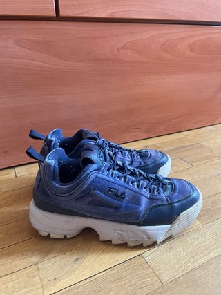 Zapatillas Fila Vintage Azul y Blanco