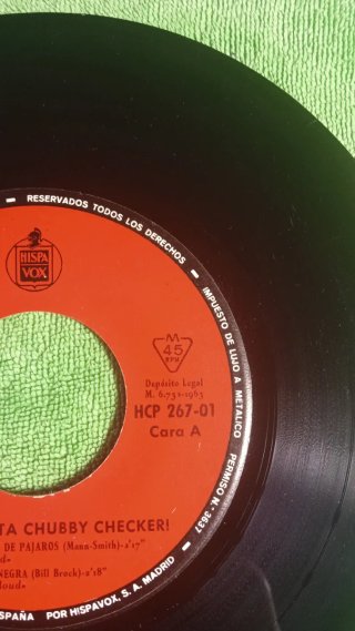 Vinilo 7 Chubby Checker - Tierra de Pájaros