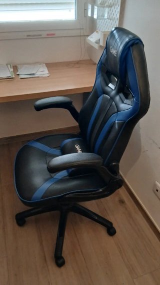 Silla Gamer GAME Negra y Azul