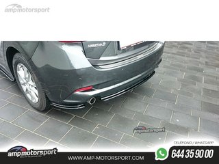 AÑADIDO DE DIFUSOR MAZDA 3 2017-- NEGRO BRILLO