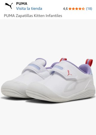 Zapatillas Puma Kitten Infantiles Talla 25