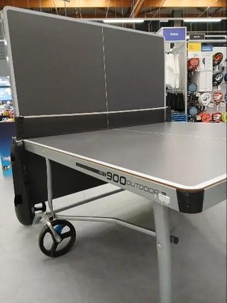 Mesa ping pong exterior plegable tablero 5 mm Pongori