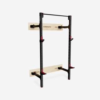 Rack musculación plegable de pared sentadillas/tracción