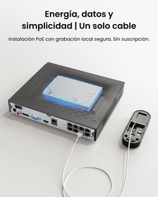 Videoportero PoE cableado Reolink 5 MP con timbre