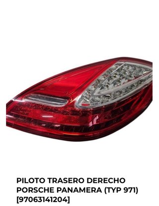 Piloto Trasero Derecho Porsche Panamera