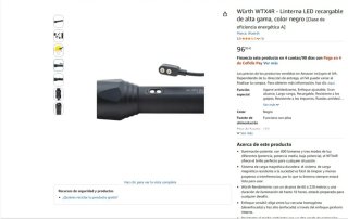 Linterna Profesional Wurth WTX4R