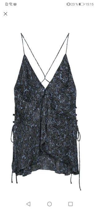 Top tirantes Zara estampado
