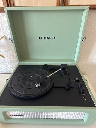 Tocadiscos Crosley Verde Usado Una Vez