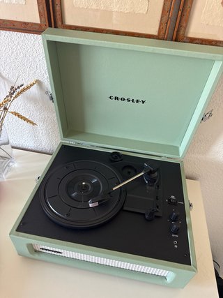 Tocadiscos Crosley Verde Usado Una Vez