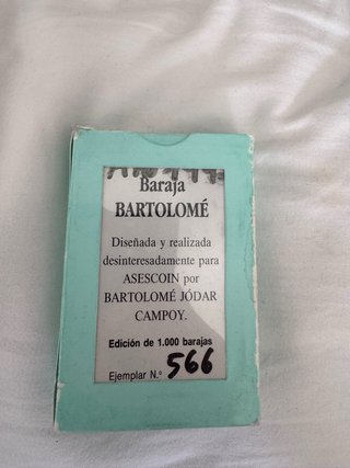 Baraja Bartolomé Jódar Campoy