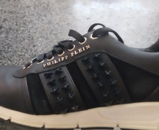 Zapatillas Philipp Plein negras con calavera