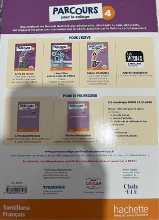 Libros de frances de 4 de la ESO