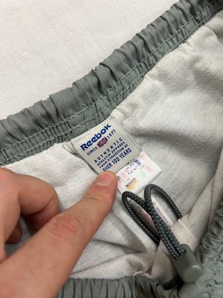 Pantaloni Tuta Reebok Vintage Grigio Tg L