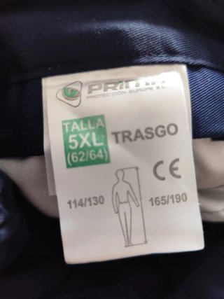Pantalón de trabajo Prima azul y amarillo