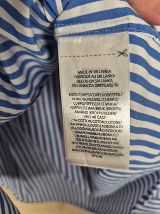 Camicia Polo Ralph Lauren righe blu S