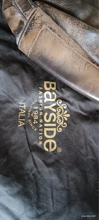 Bellissima borsa in pelle effetto slavato