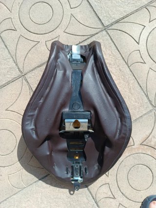 Sillín Harley Davidson Monoplaza Piel Cocodrilo
